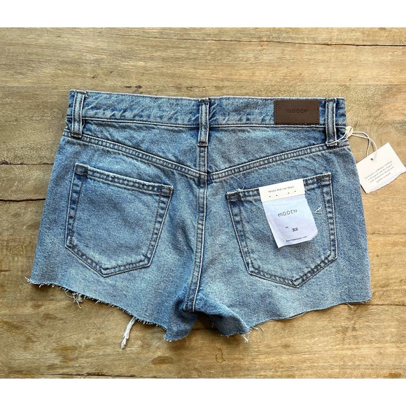 Hidden Kenzie Mid-rise Denim Shorts - Size XS - NWT - Picture 3 of 5